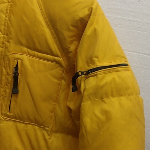 GAP Winter Coat size XL (12) Yellow 70% Down 30% Feathers - Picture 4 of 14